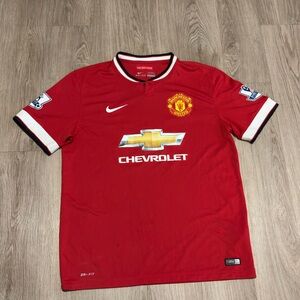 Nike Red Manchester United Jersey